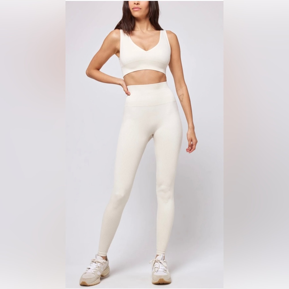 L*space NWT active pants. Beige/cream. Super comfy.